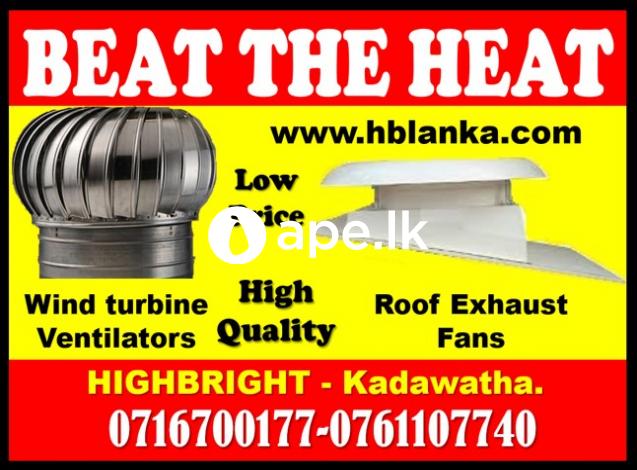 Roof turbine ventilator sri lanka , turbine roof f